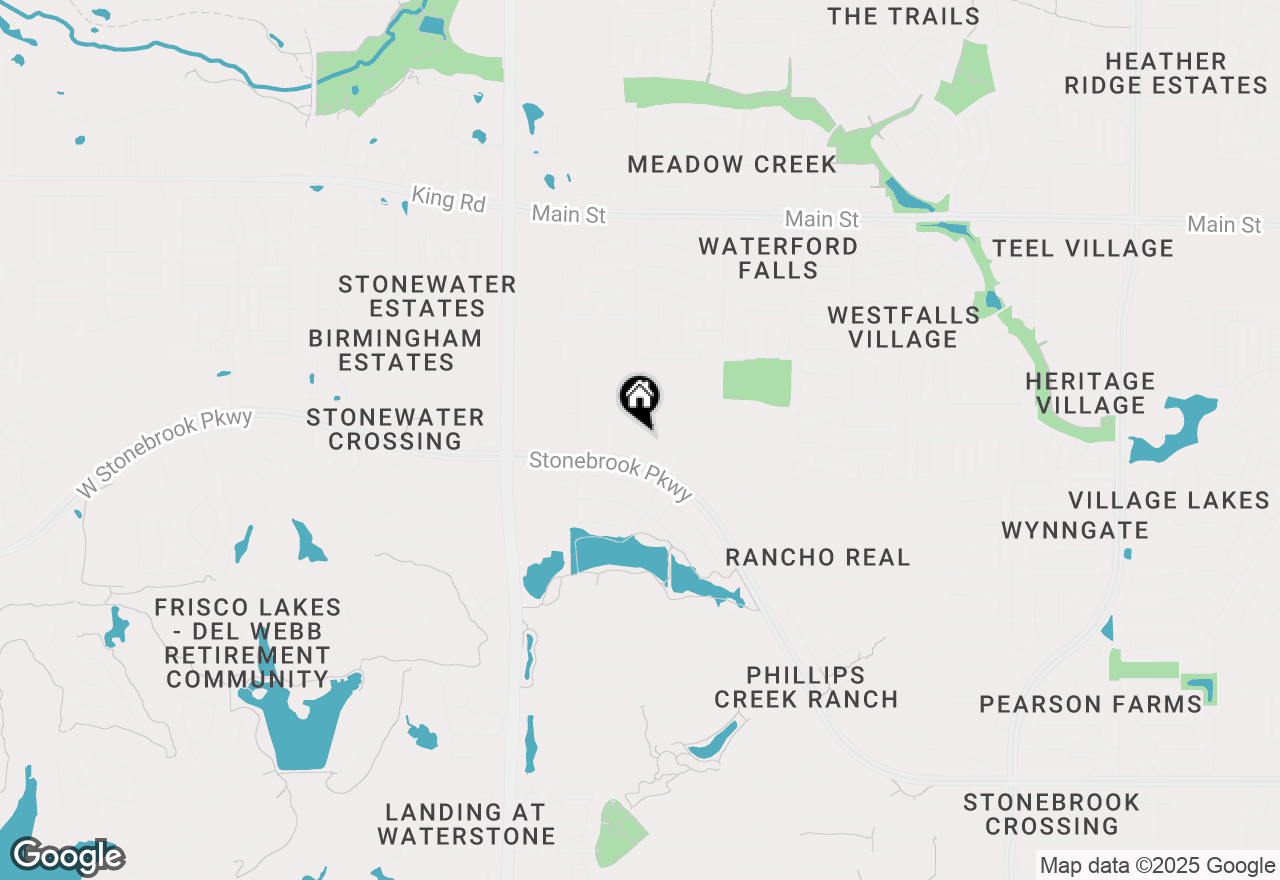 Map of 798 Sweet Iron Road, Frisco, TX 75036