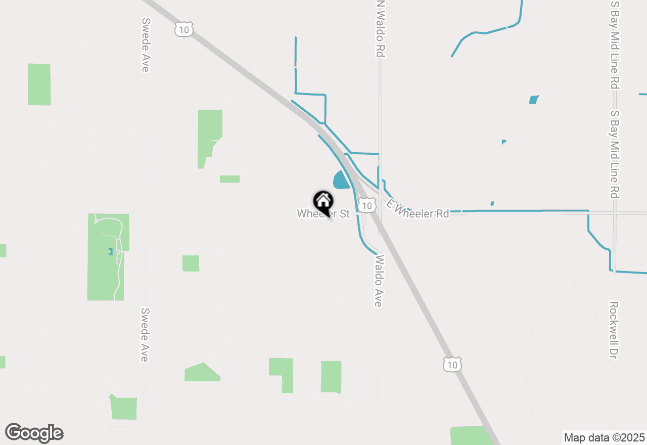 Map of 4620 Trotters Pointe Circle, Midland, MI 48642