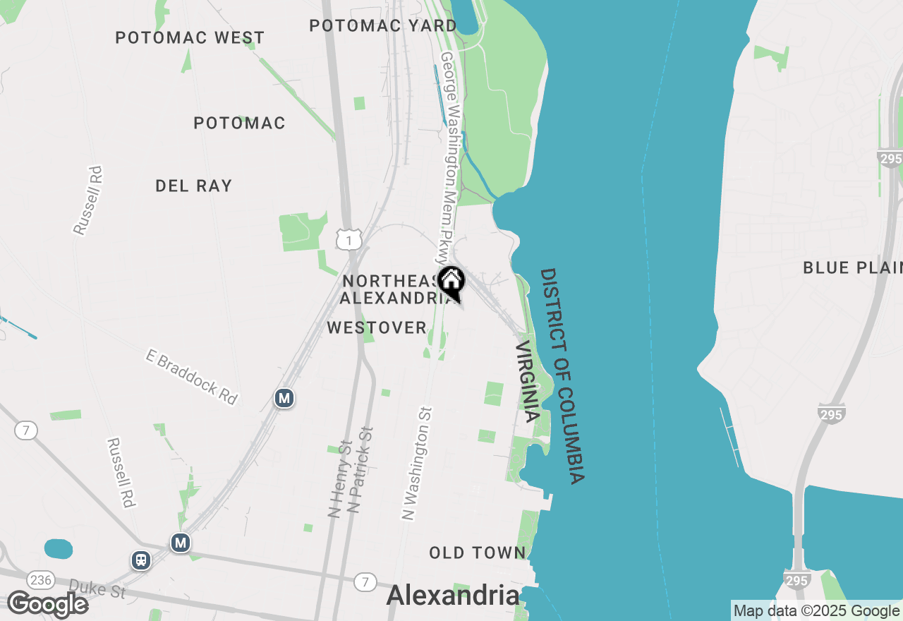 Map of 610 Bashford Lane #1301, Alexandria, VA 22314