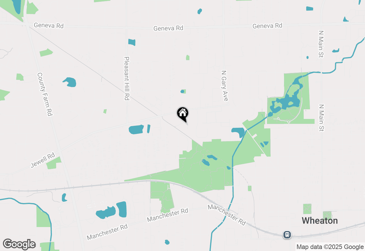 Map of 25w649 Prairie Avenue, Wheaton, IL 60187