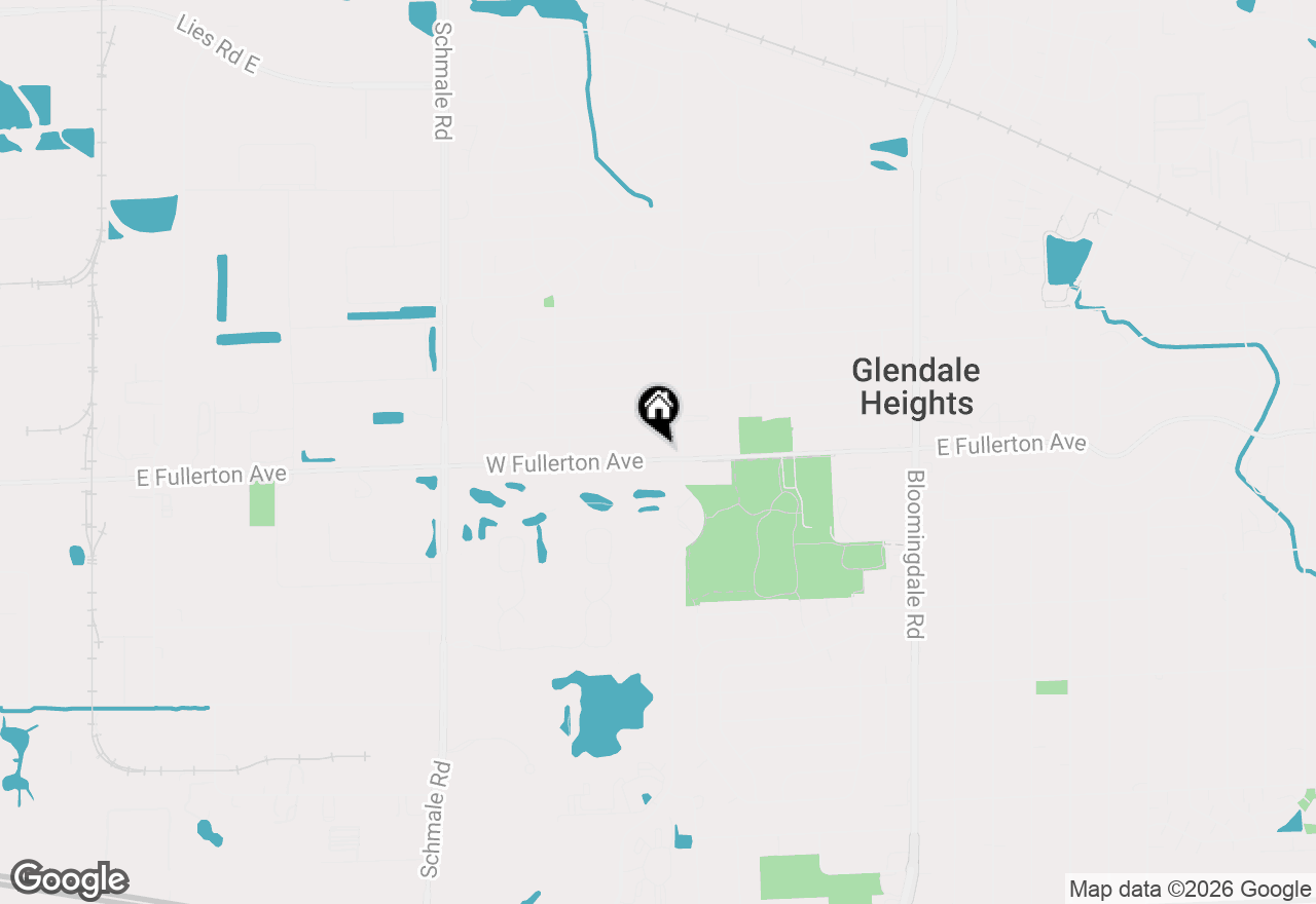 Map of 20 W Fullerton Avenue, Glendale Heights, IL 60139