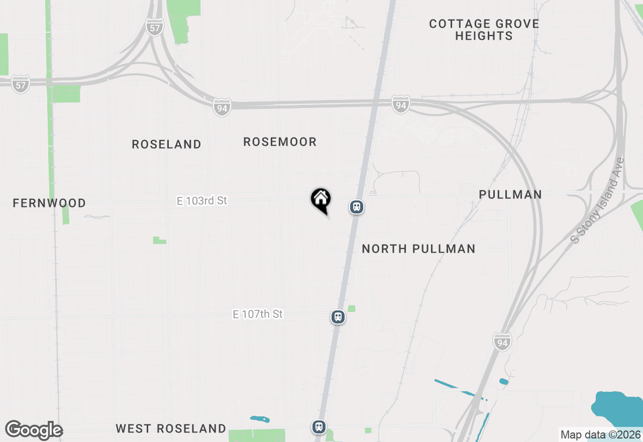Map of 10348 S Rhodes Avenue, Chicago, IL 60628