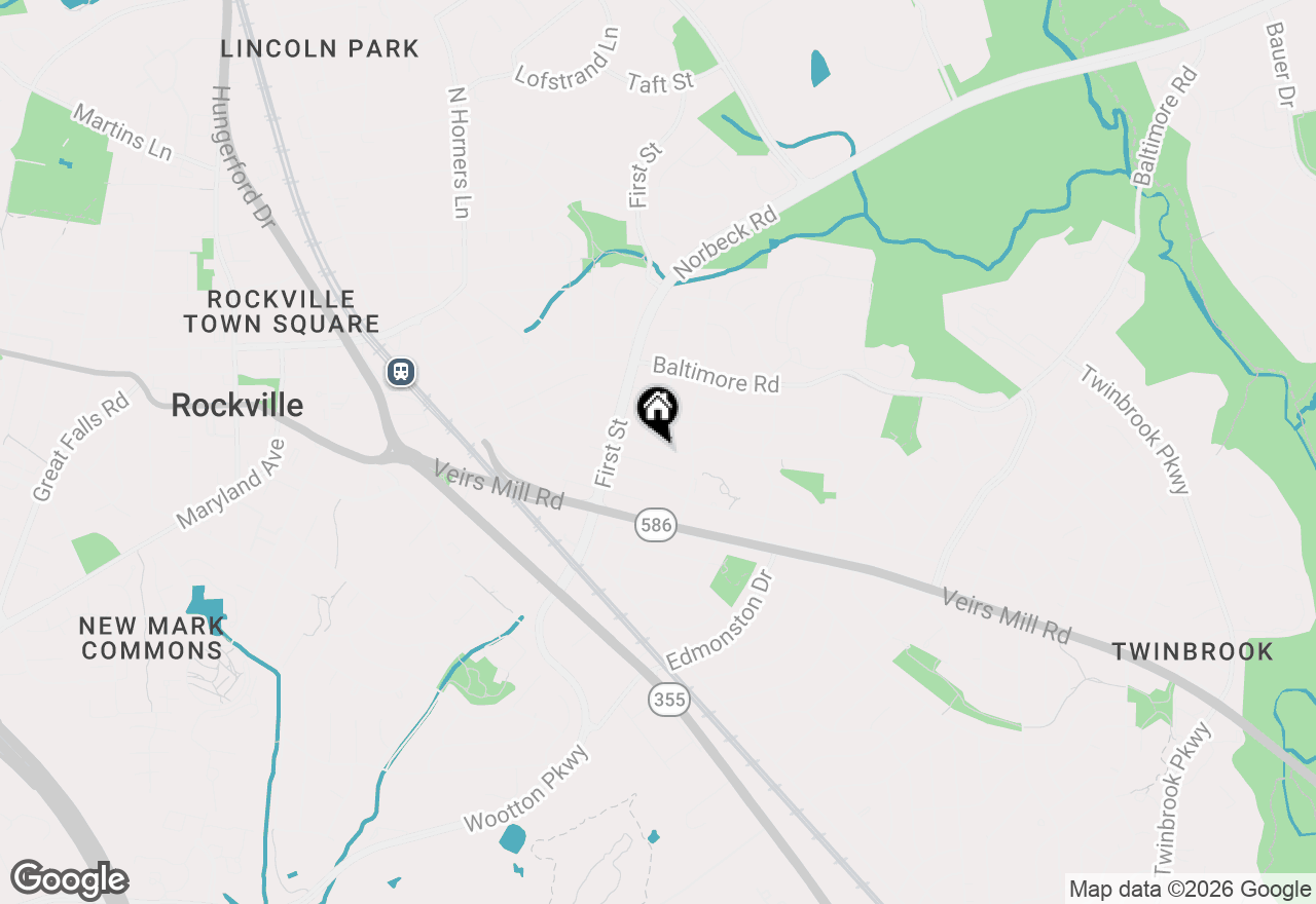 Map of 921 Maple Avenue, Rockville, MD 20851