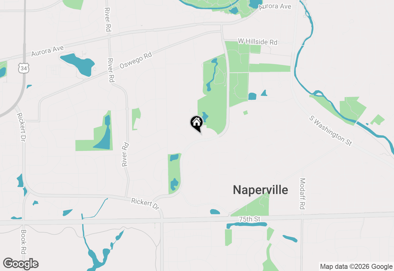 Map of 905 Savannah Circle, Naperville, IL 60540