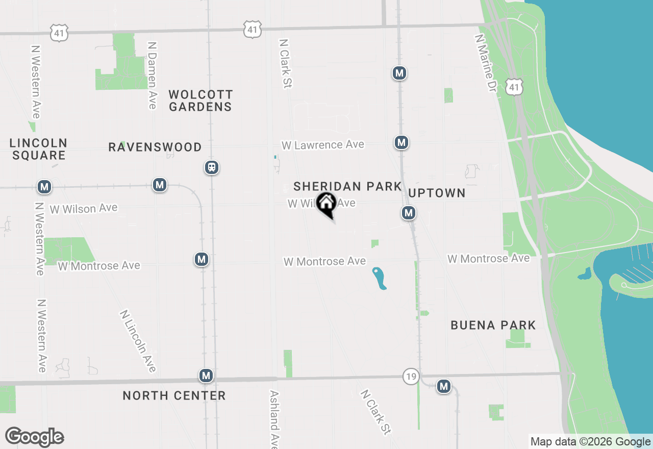 Map of 4511 N Dover Street #2S, Chicago, IL 60640