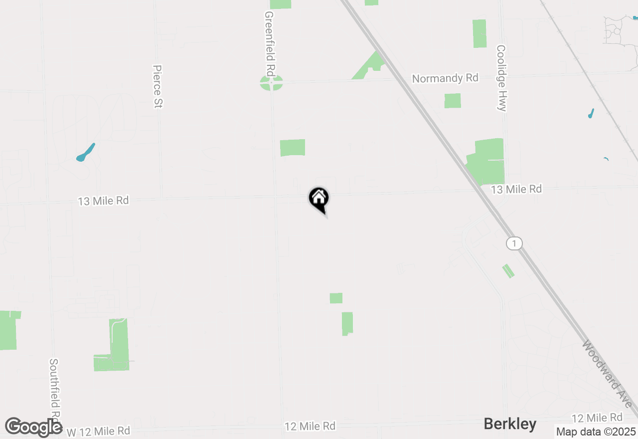 Map of 3334 Cummings Avenue, Royal Oak, MI 48073