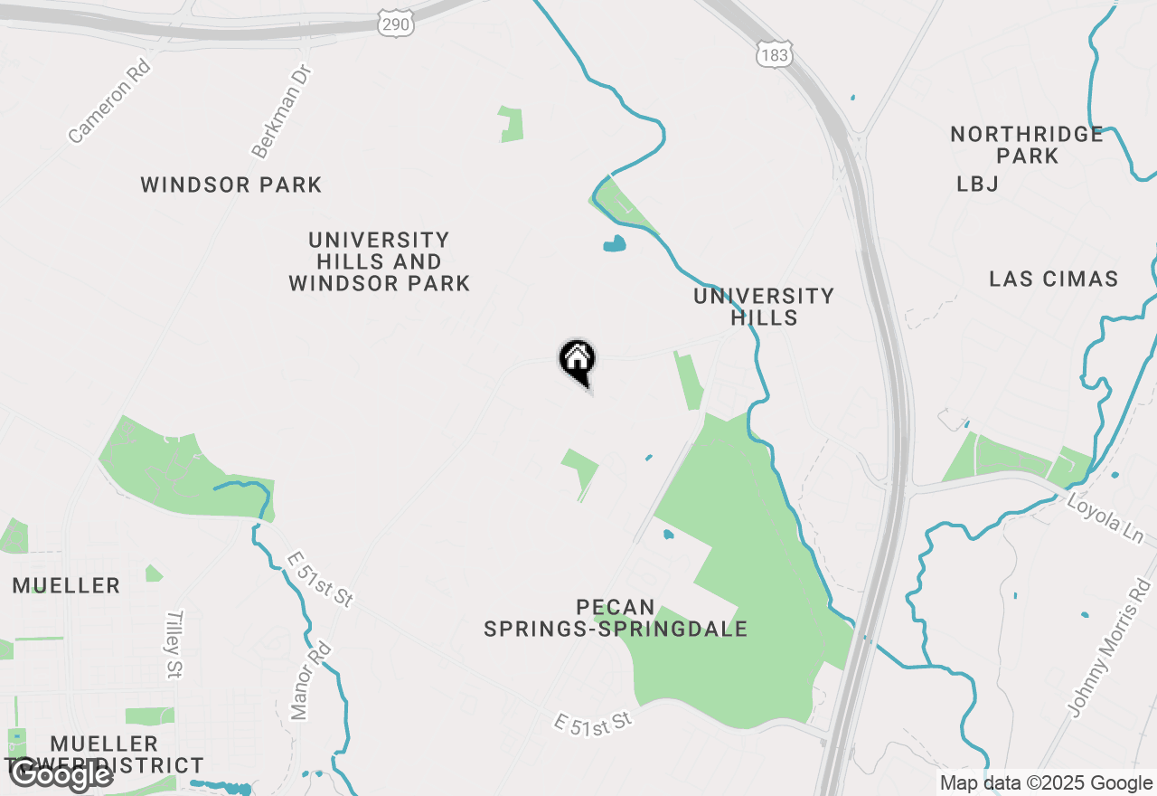 Map of 6005 Walnut Hills Dr, Austin, TX 78723