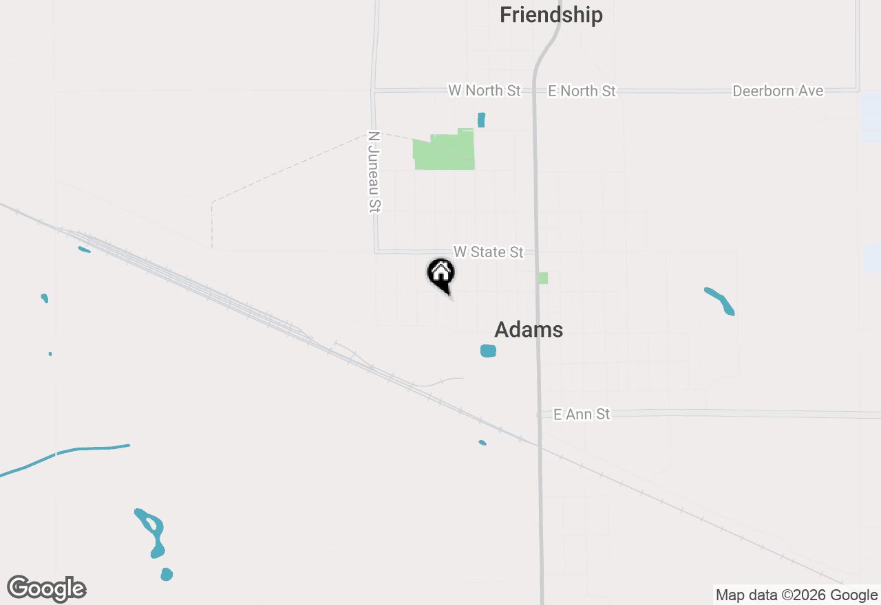 Map of 112 S College Street, Adams, WI 53910