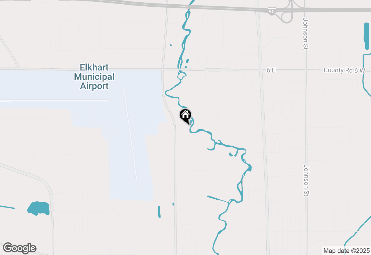 Map of 2406 County Road 7 N, Elkhart, IN 46514