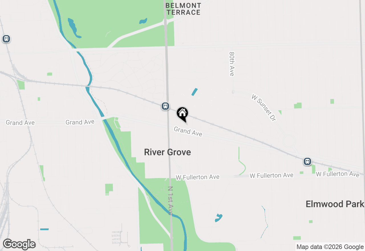 Map of 2718 Budd Street, River Grove, IL 60171