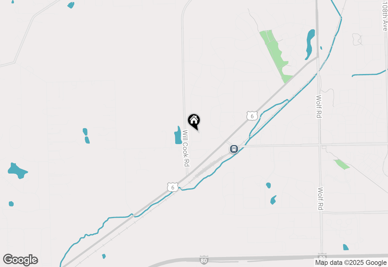 Map of 17813 Westbrook Drive, Orland Park, IL 60467