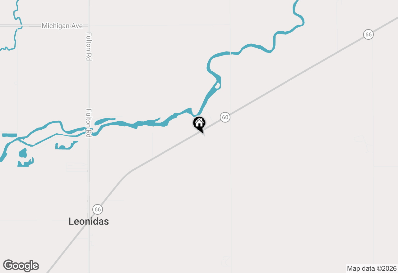 Map of 31765 M-60, Leonidas, MI 49066