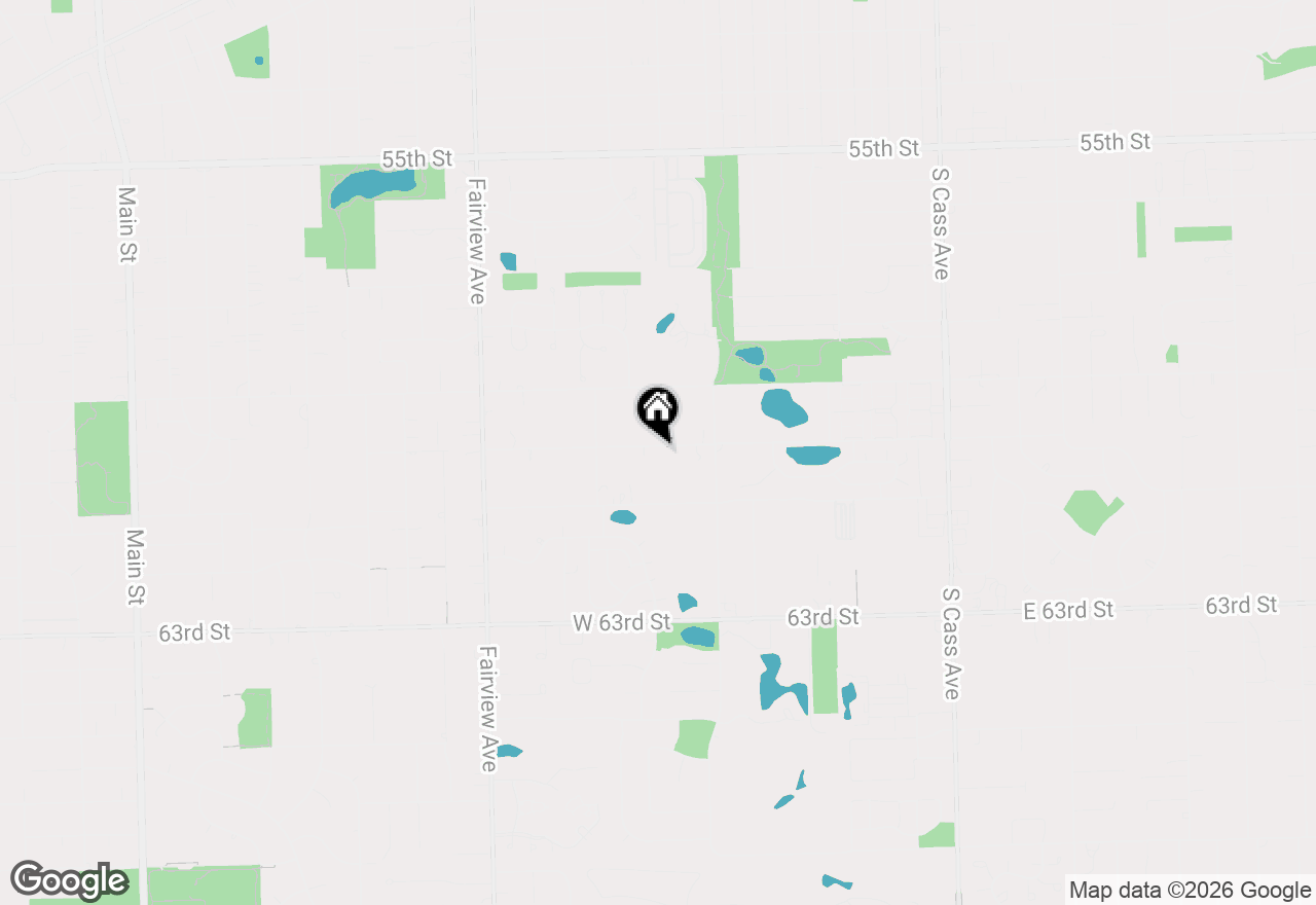 Map of 101 60th Street, Downers Grove, IL 60516