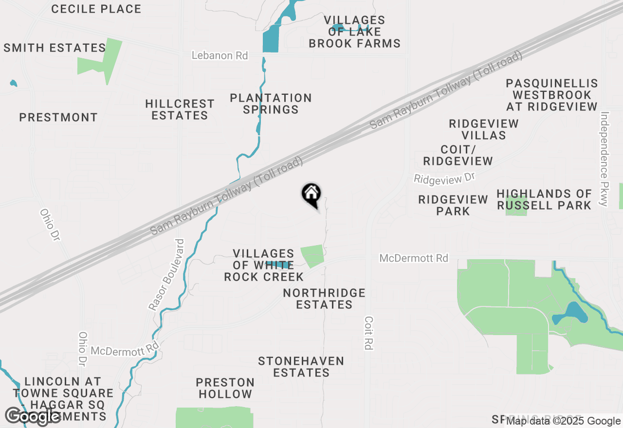 Map of 4316 Ridge Point Lane, Plano, TX 75024