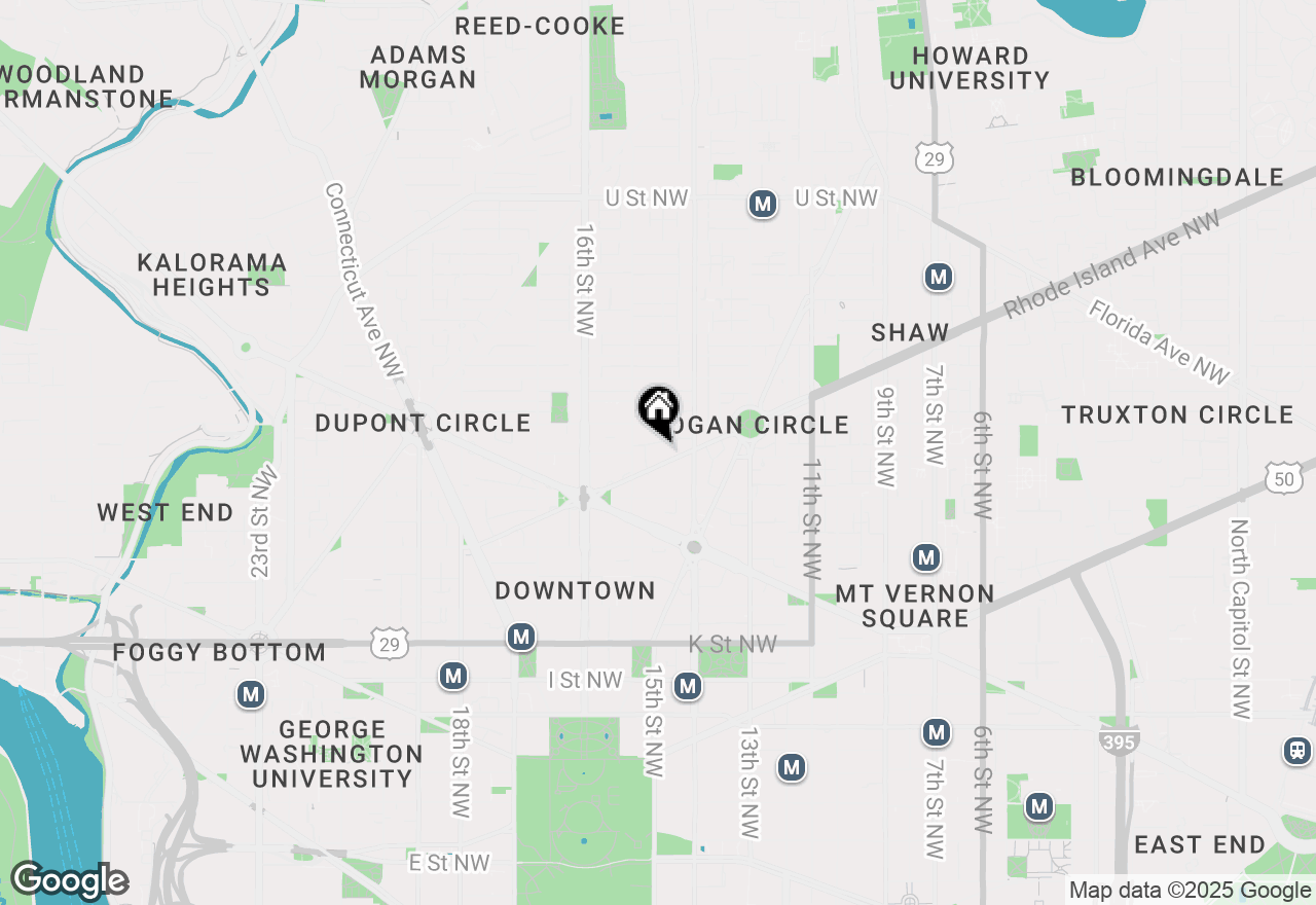 Map of 1437 Rhode Island Avenue Nw #101, Washington, DC 20005
