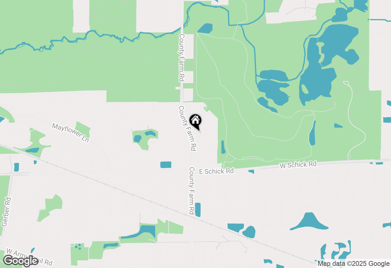 Map of 1794 Howe Lane, Hanover Park, IL 60133