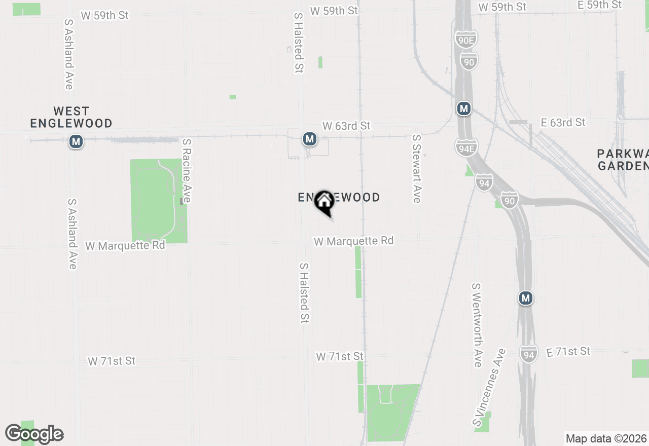 Map of 6600 S Union Avenue, Chicago, IL 60621