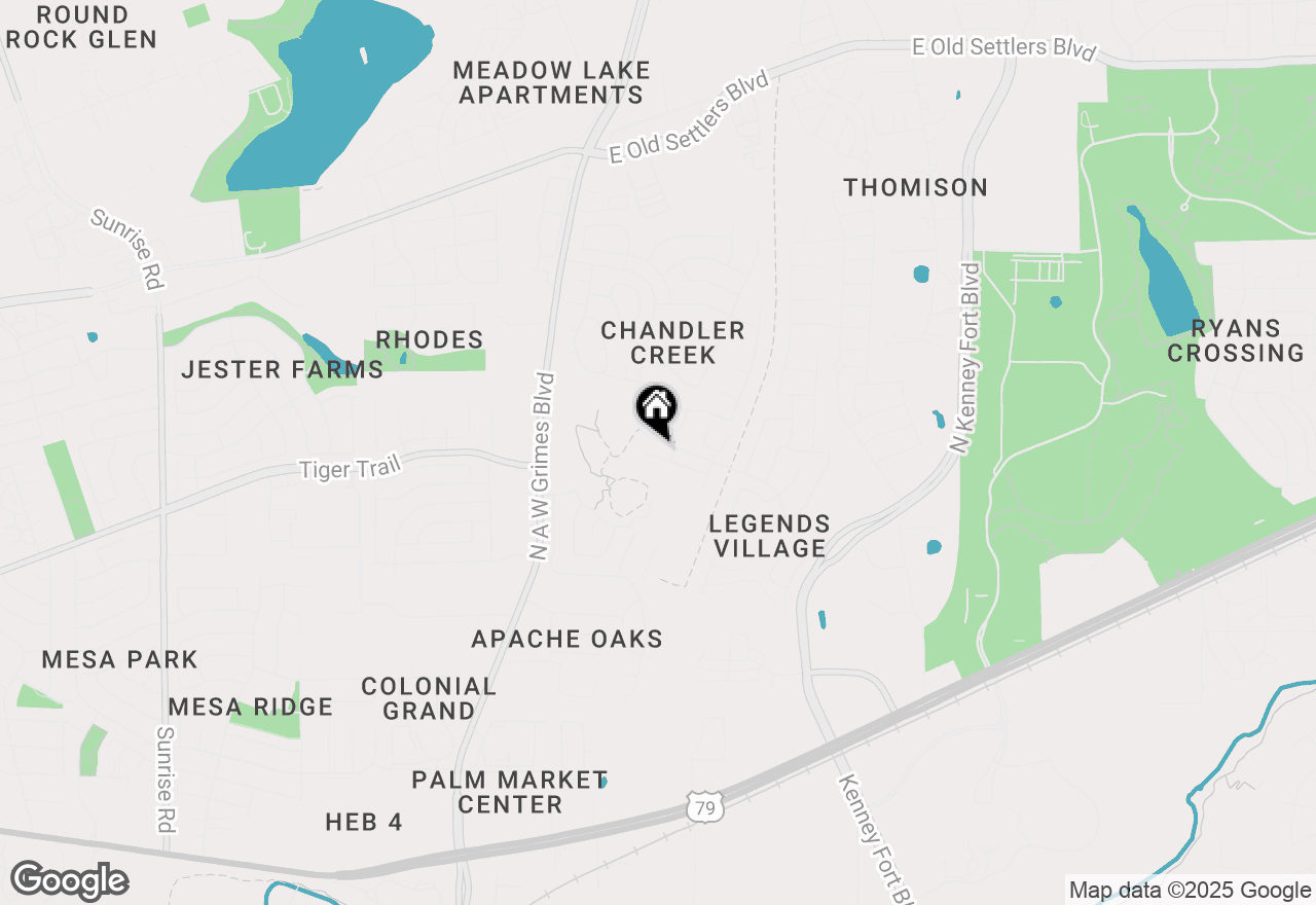 Map of 206 Newport Landing Pl, Round Rock, TX 78665