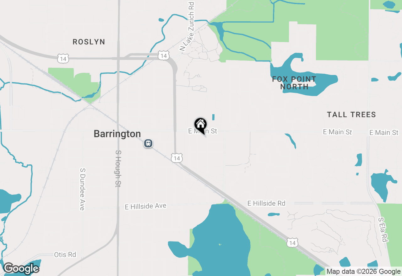 Map of 123 Kainer Avenue, Barrington, IL 60010