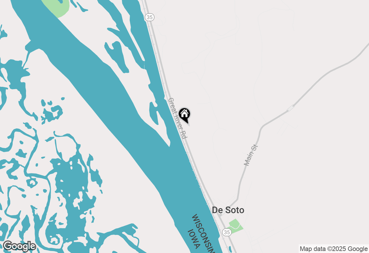 Map of 9642 State Highway 35, De Soto, WI 54624