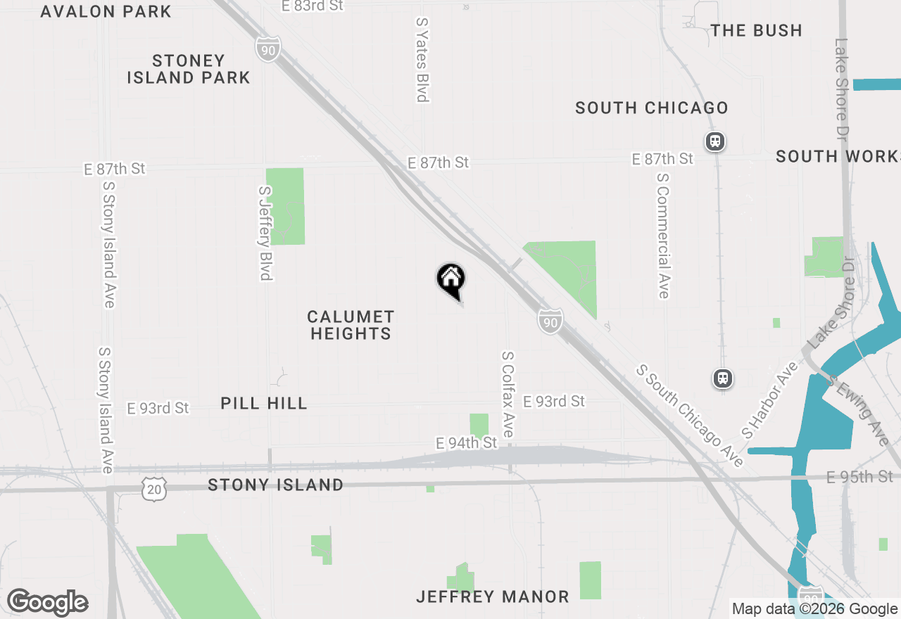 Map of 9039 S Phillips Avenue, Chicago, IL 60617