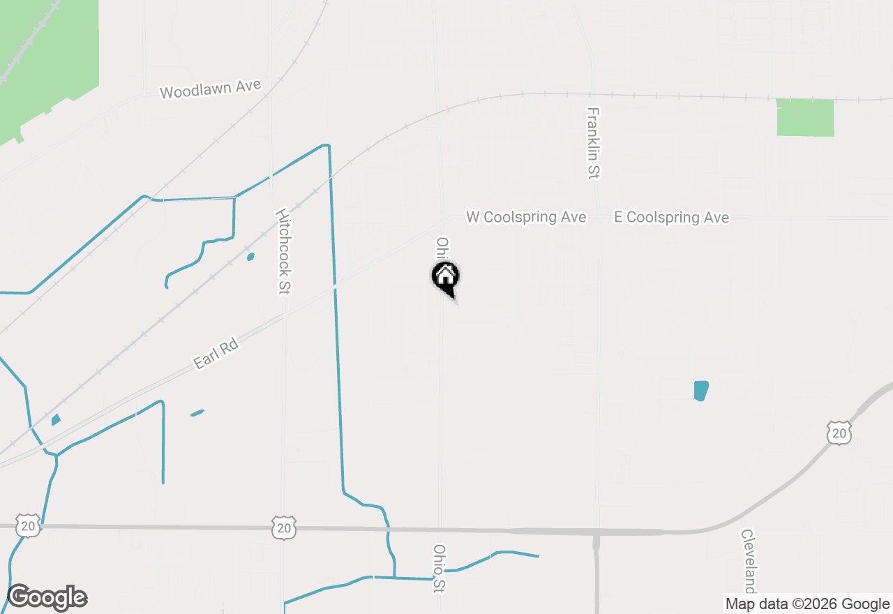 Map of 2742 Ohio Street, Michigan City, IN 46360