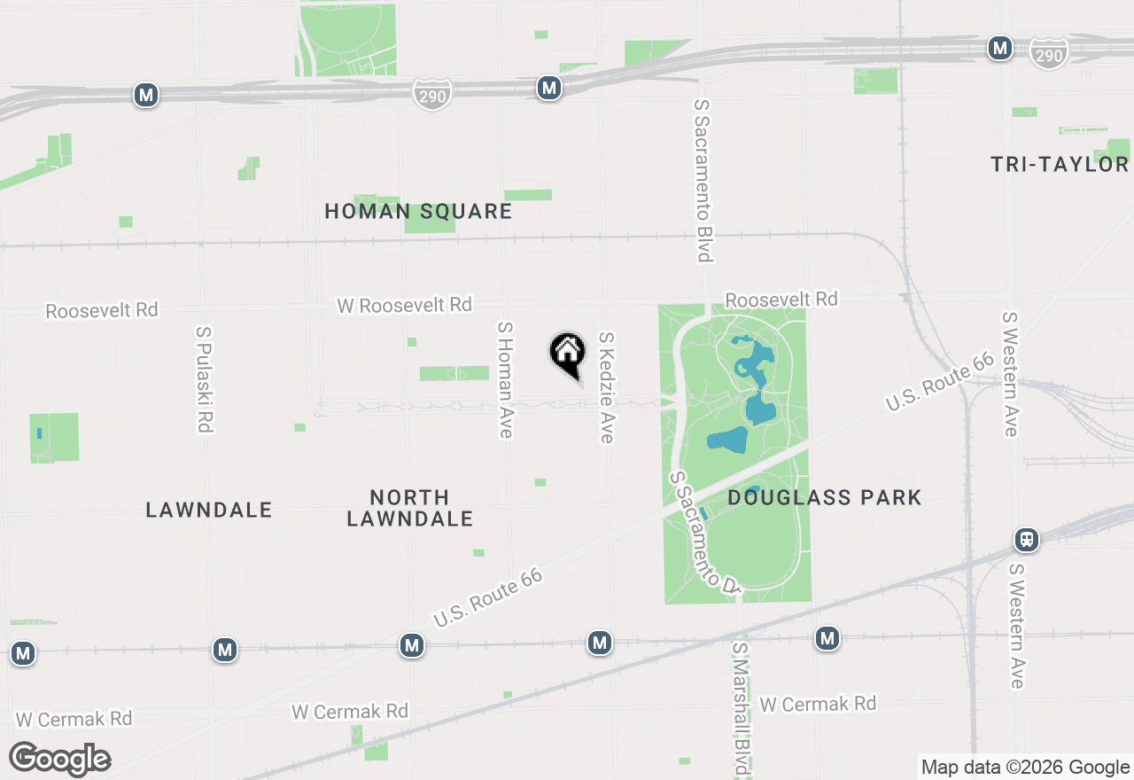Map of 3248 W Douglas Boulevard, Chicago, IL 60623