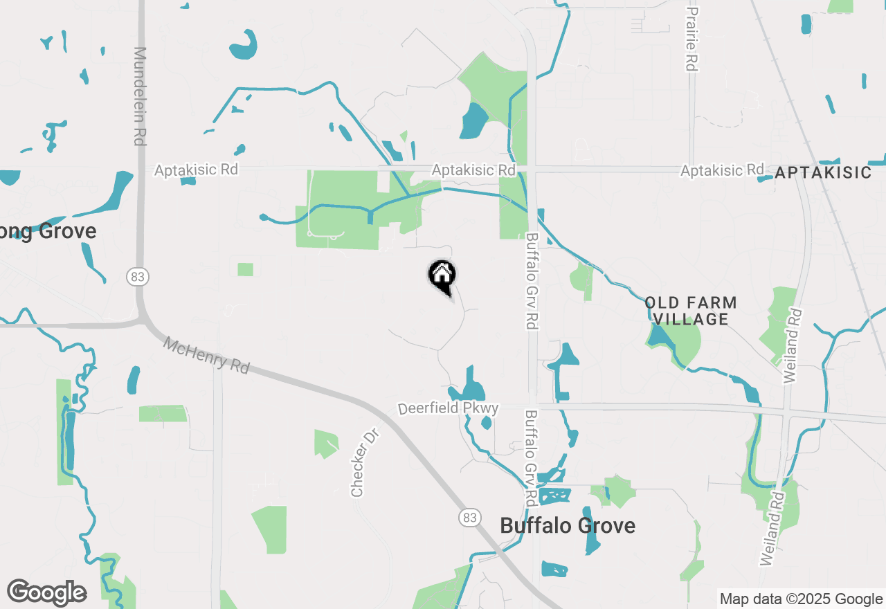 Map of 1362 Gail Drive, Buffalo Grove, IL 60089