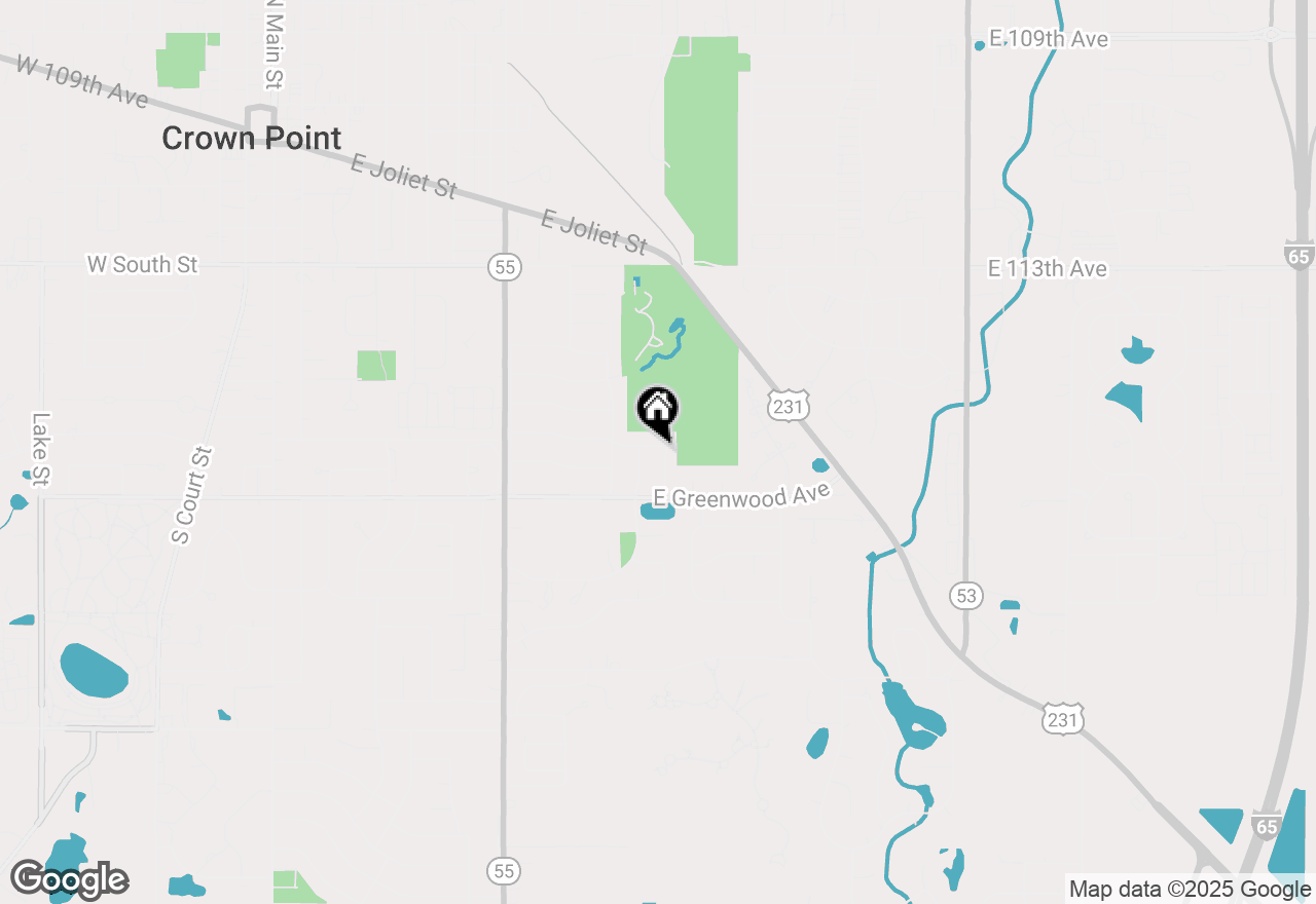 Map of 1027 Seneca Drive, Crown Point, IN 46307