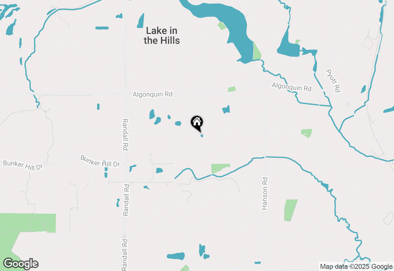 Map of 305 Buckingham Drive, Algonquin, IL 60102