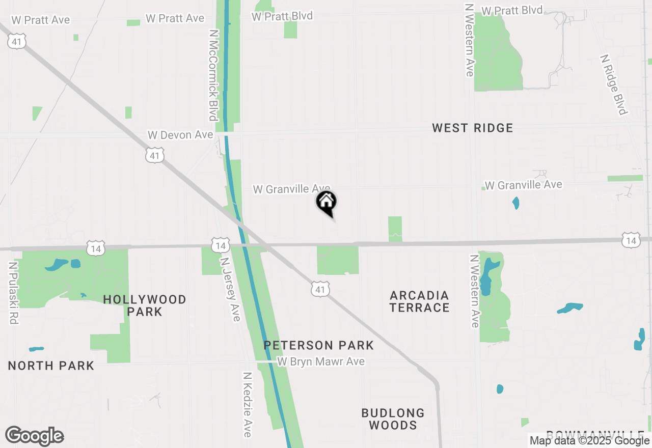 Map of 6048 N Francisco Avenue #2M, Chicago, IL 60659