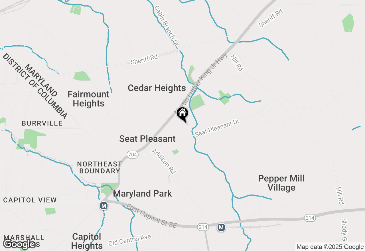 Map of 618 71st Avenue, Capitol Heights, MD 20743