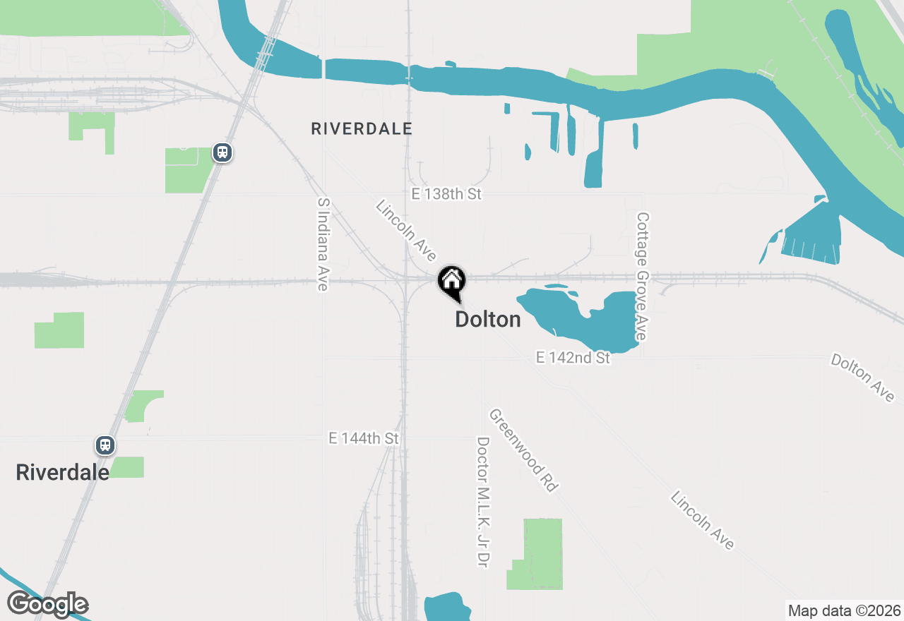 Map of 14040 Lincoln Avenue, Dolton, IL 60419