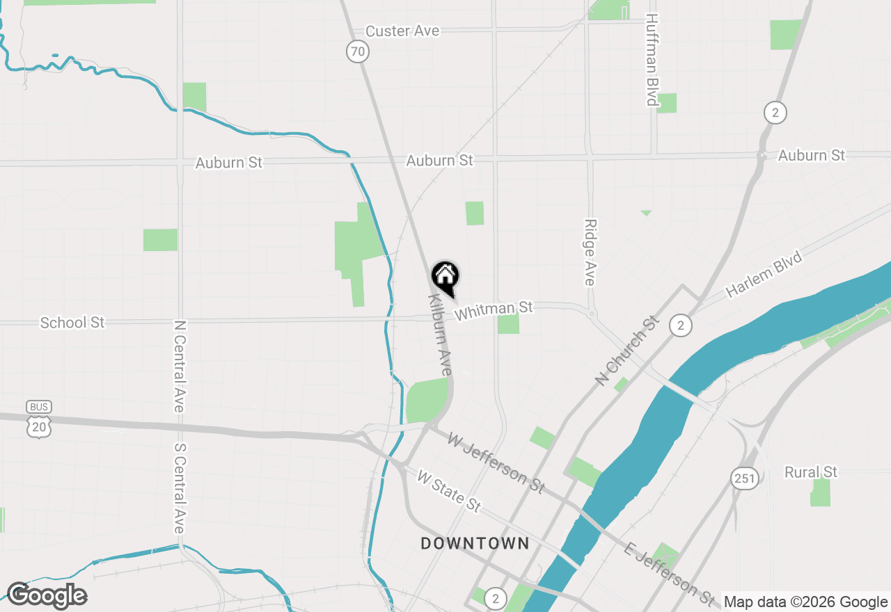 Map of 913 Kilburn Avenue, Rockford, IL 61101