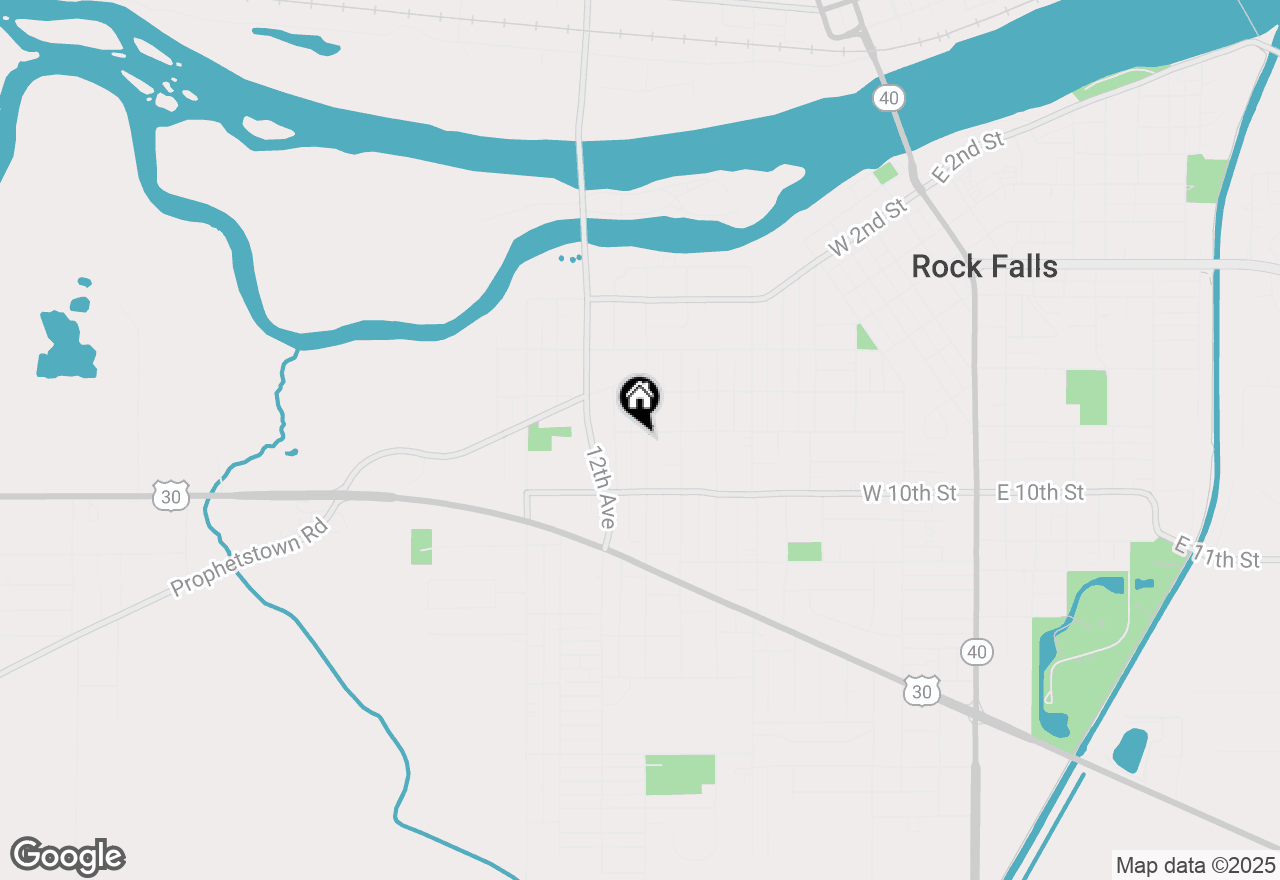 Map of 702 11th Avenue, Rock Falls, IL 61071