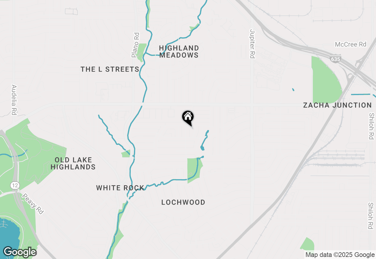 Map of 12130 Lochwood Boulevard, Dallas, TX 75218
