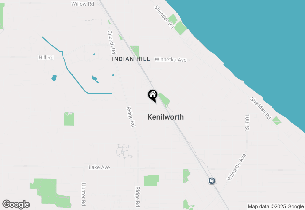 Map of 551 Melrose Avenue, Kenilworth, IL 60043