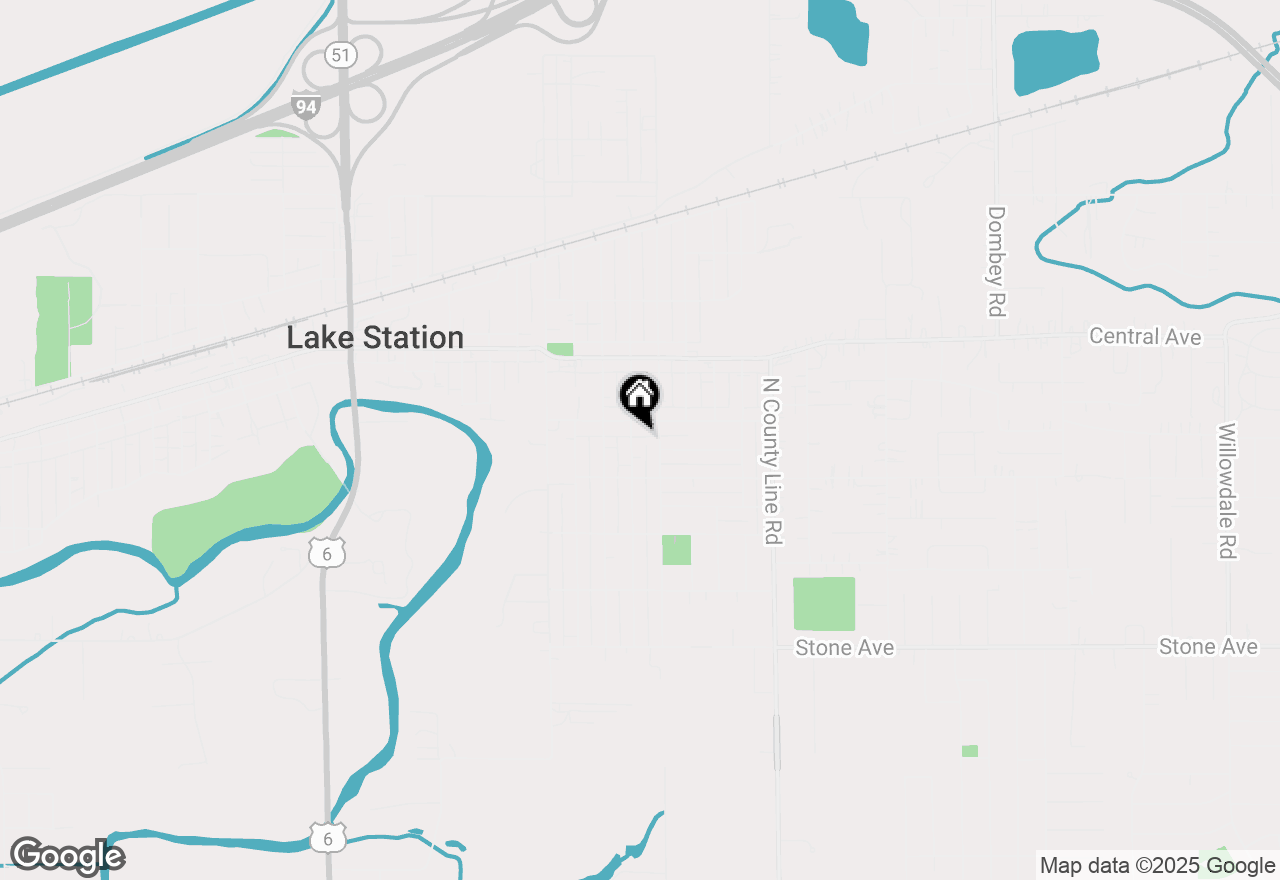 Map of 2525 Vigo Street, Lake Station, IN 46405