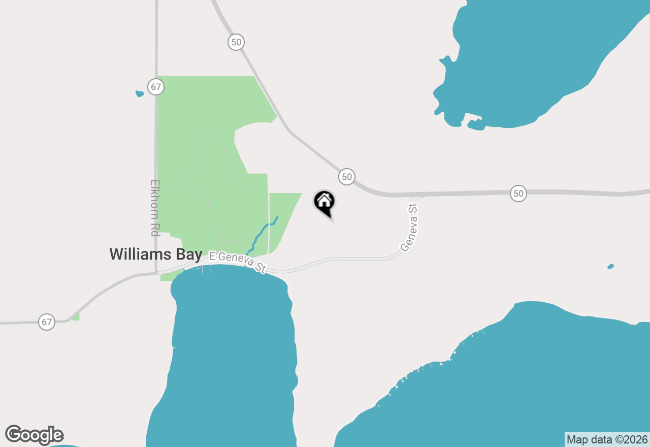Map of 512 Wiswell Dr, Williams Bay, WI 53191
