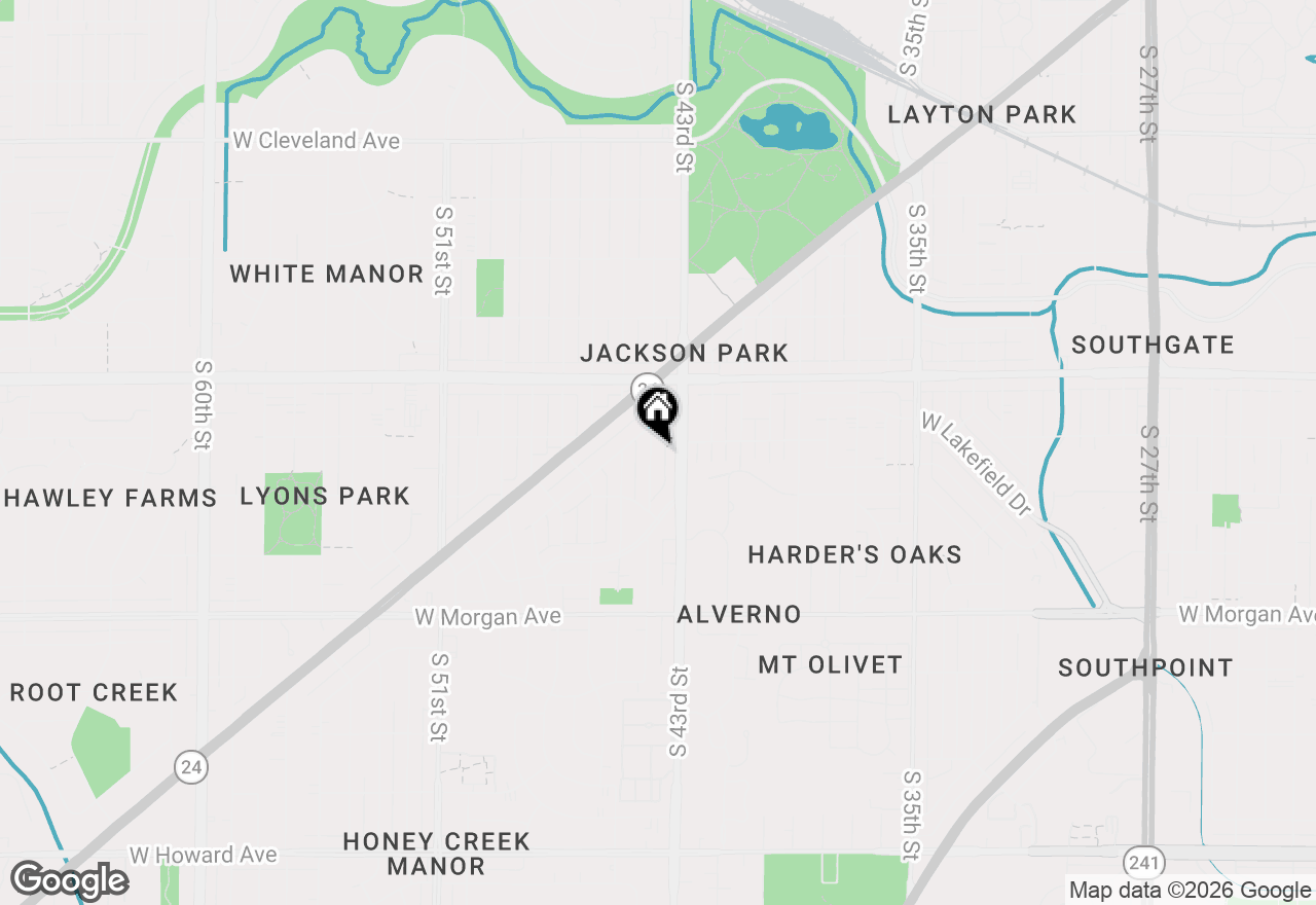 Map of 3220 S 44th St, Milwaukee, WI 53219