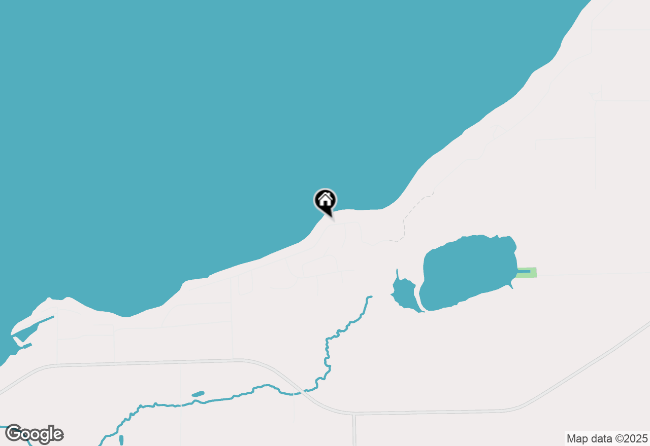 Map of W2632 Oakwood Beach Road, Green Lake, WI 54941