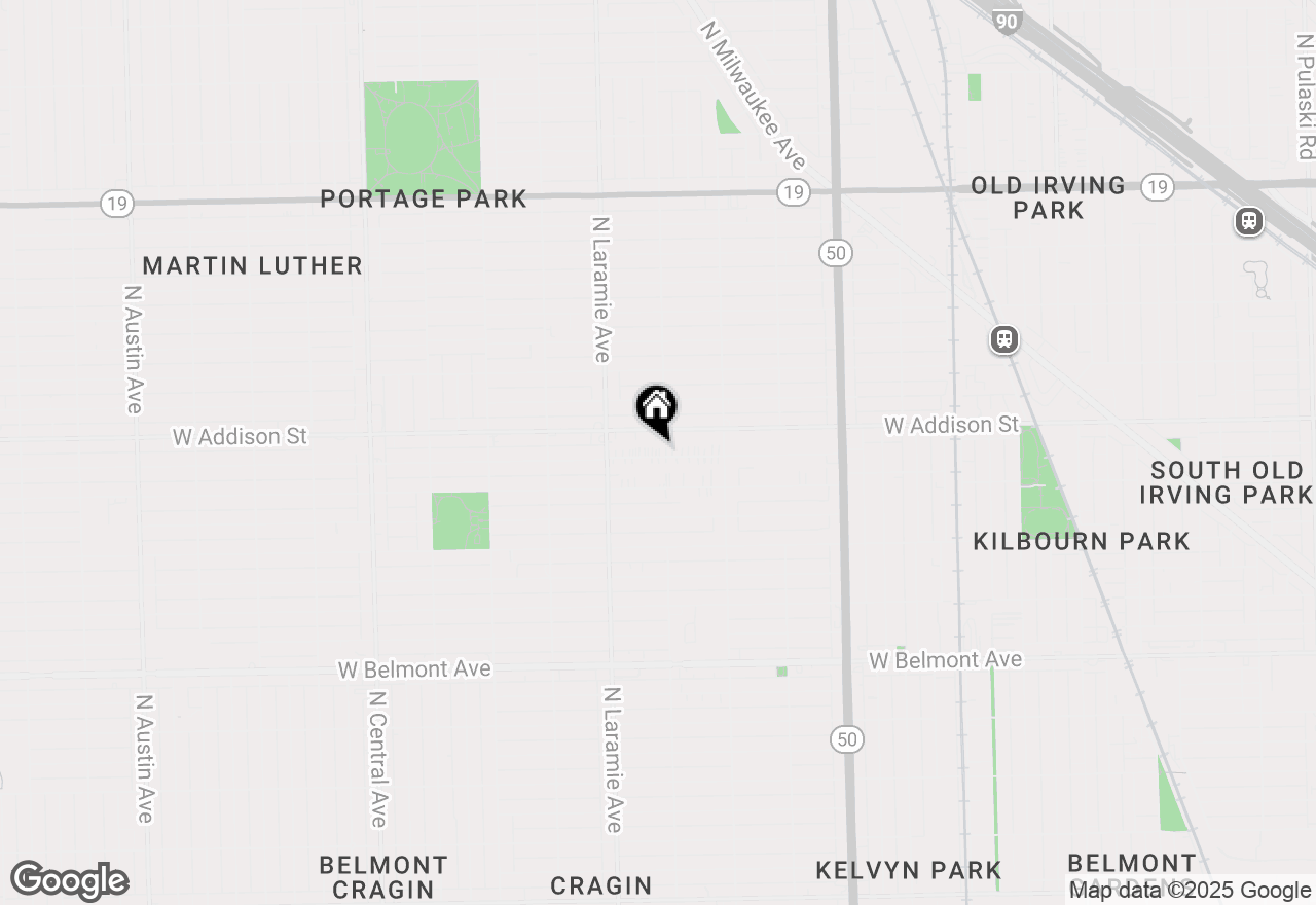 Map of 5106 W Eddy Street, Chicago, IL 60641