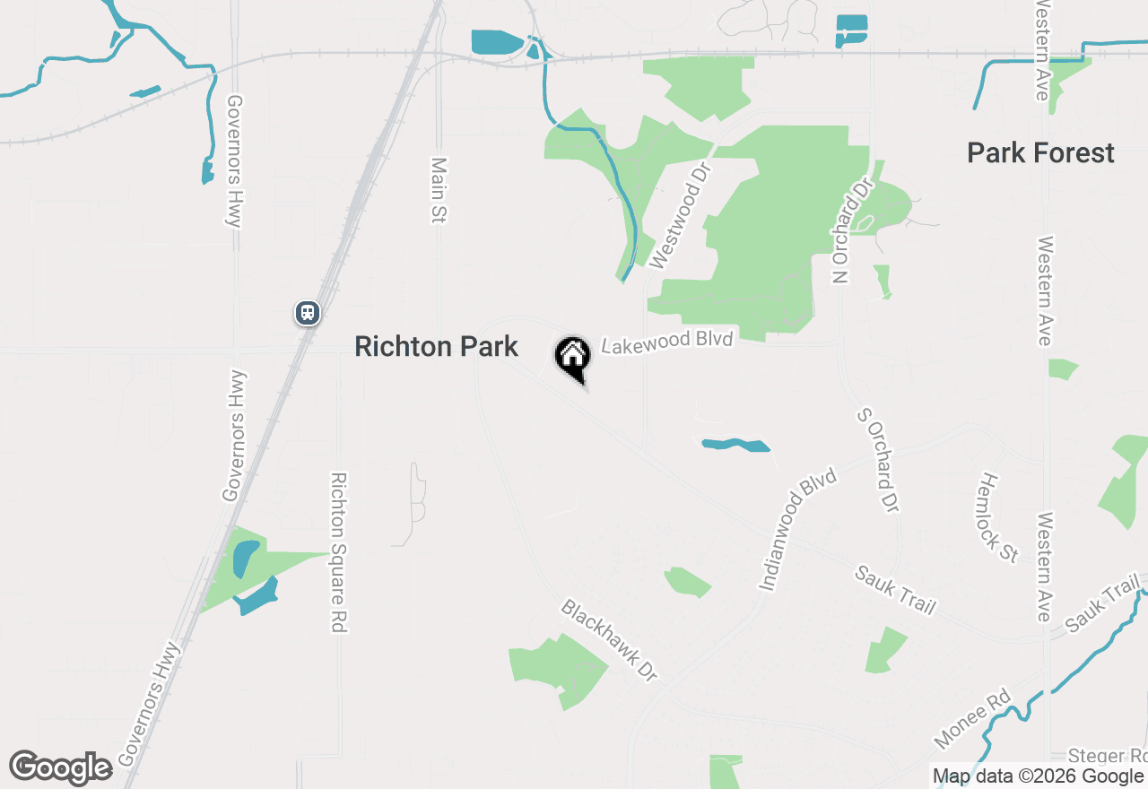 Map of 340 Sauk Trail, Park Forest, IL 60466