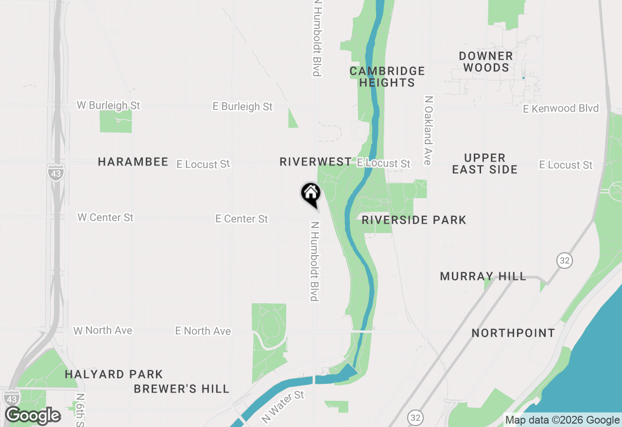 Map of 2715 N Humboldt Blvd, Milwaukee, WI 53212