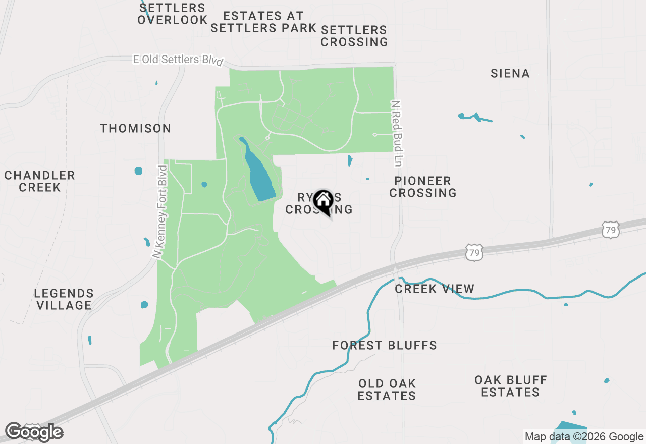 Map of 3405 Campanella Dr, Round Rock, TX 78665