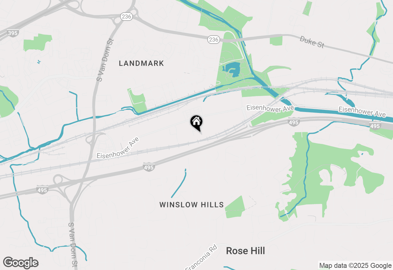 Map of 4862 Eisenhower Avenue #458, Alexandria, VA 22304