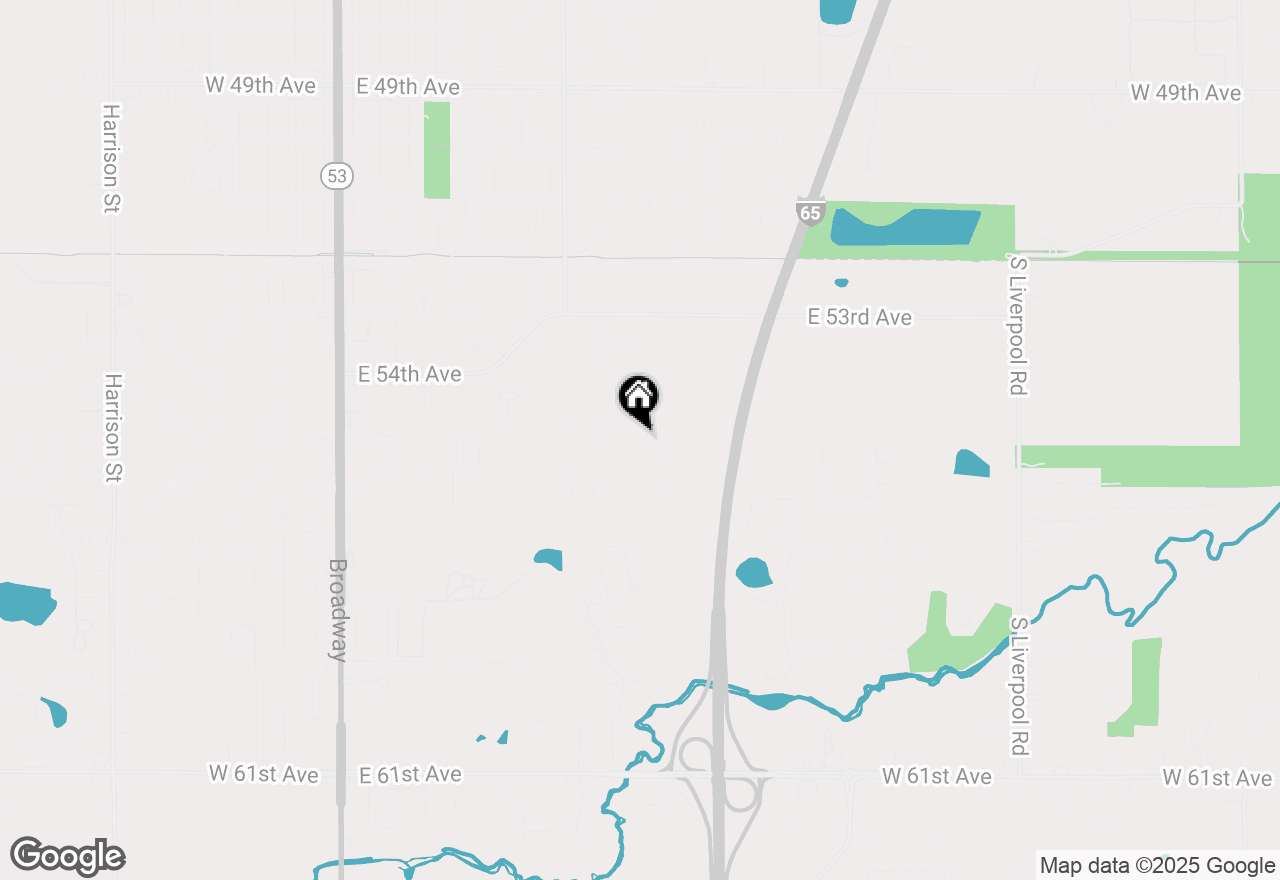 Map of 870 Marcella Road, Merrillville, IN 46410