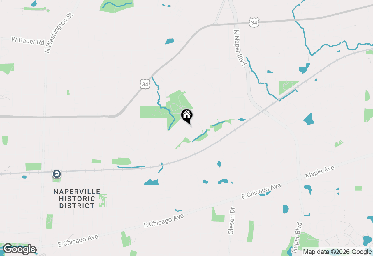 Map of 1137 Needham Road, Naperville, IL 60563