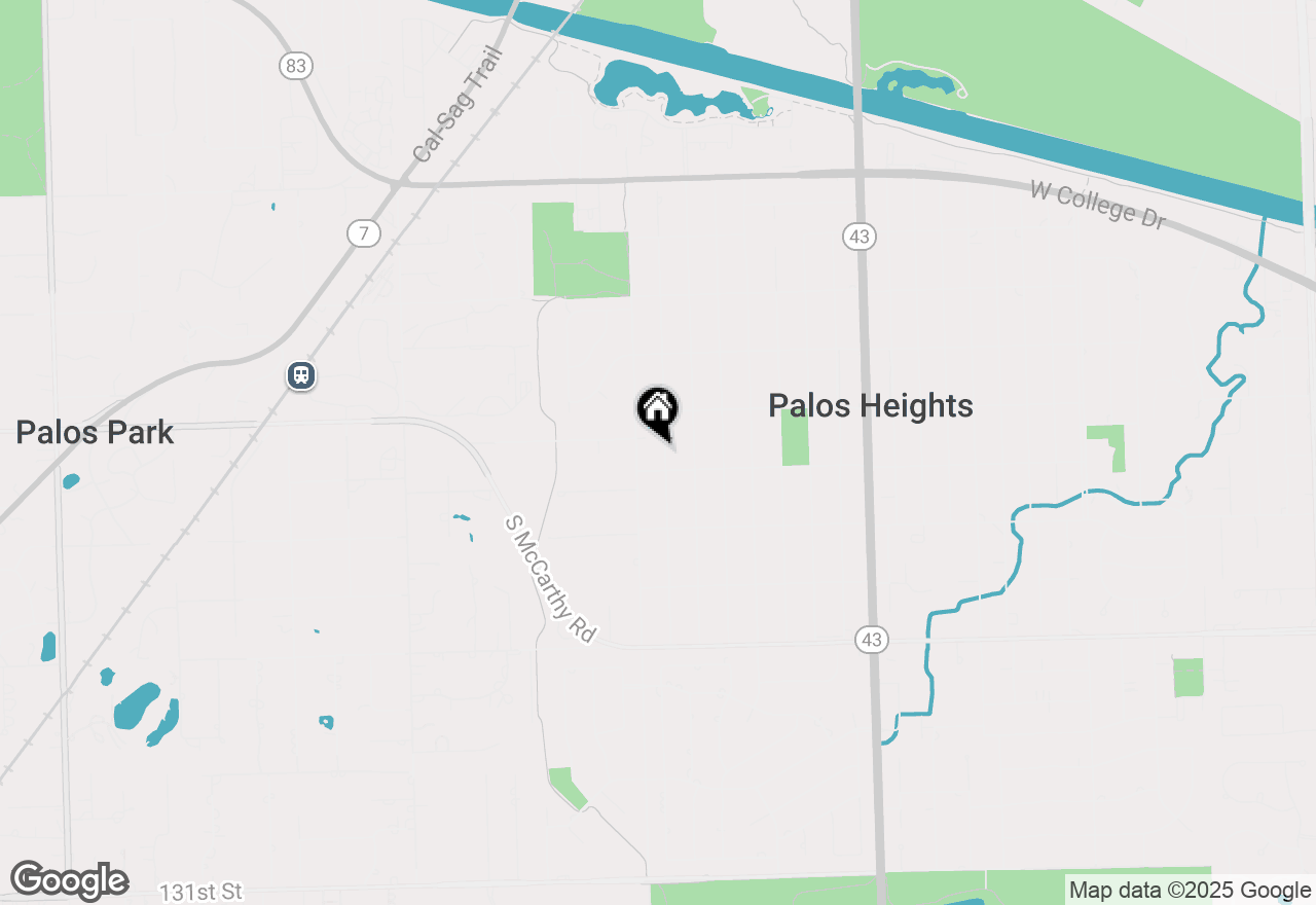 Map of 12332 S Harold Avenue, Palos Heights, IL 60463