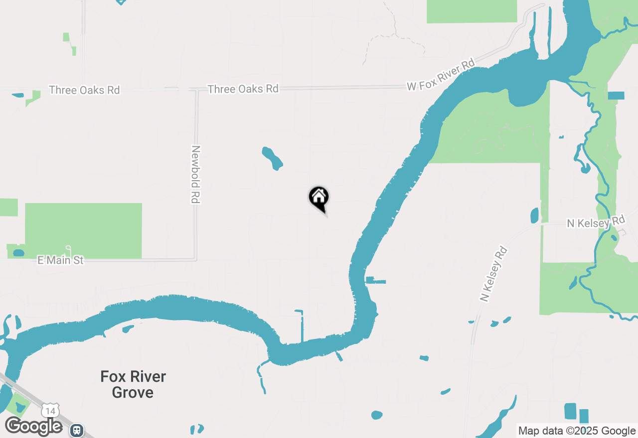 Map of 28971 W Fox Street, Cary, IL 60013